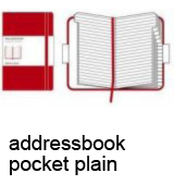 Moleskine Adress-book Pocket Red
